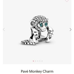 Pandora Pave monkey charm